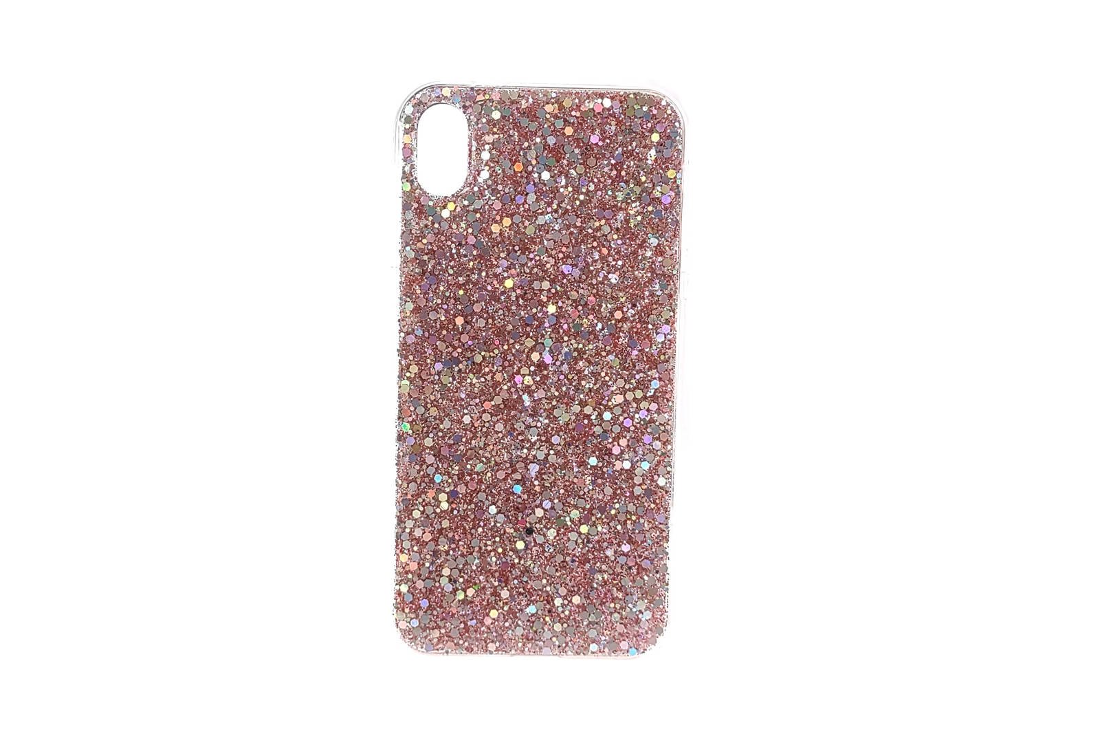 Luxury Glitter TPU Silicone Phone Case Apple iPhone XS Pink