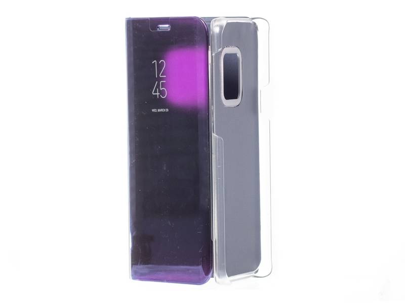 Clear View Standing Cover Samsung Galaxy S9 Purple