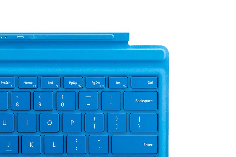 Keyboard Microsoft Surface Type Cover Pro 4 Cyan QWERTY (US/UK104) Grade B