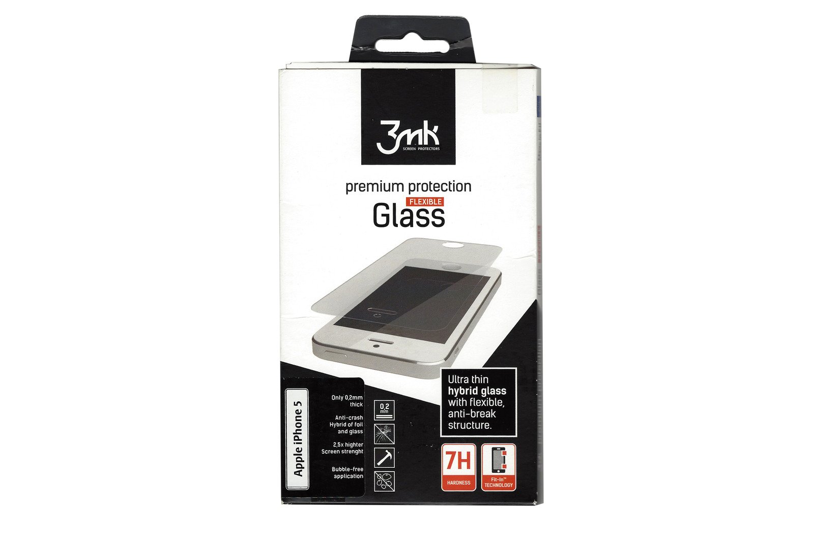 Szkło hybrydowe 3mk FlexibleGlass iPhone 5